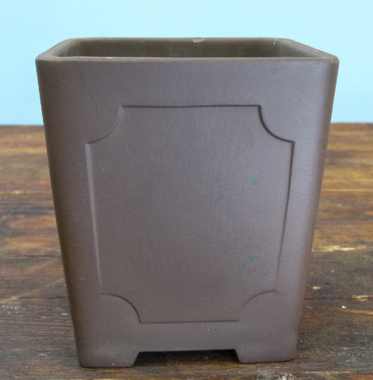 Deep Cascade Style Bonsai Pot 4" - Used