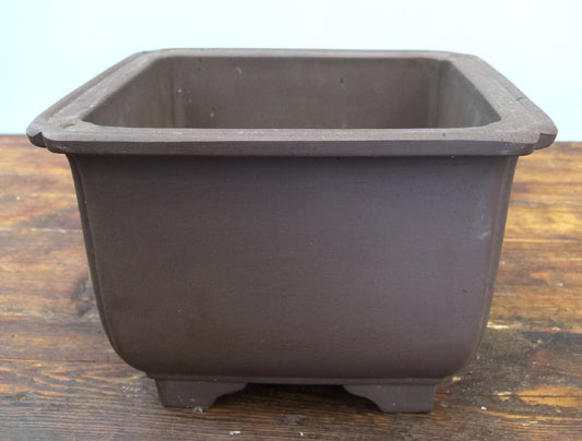 Deep Cascade Style Bonsai Pot 7.5" - Used