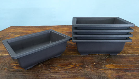 Plastic Bonsai Pots x 4 NEW - CLEARANCE
