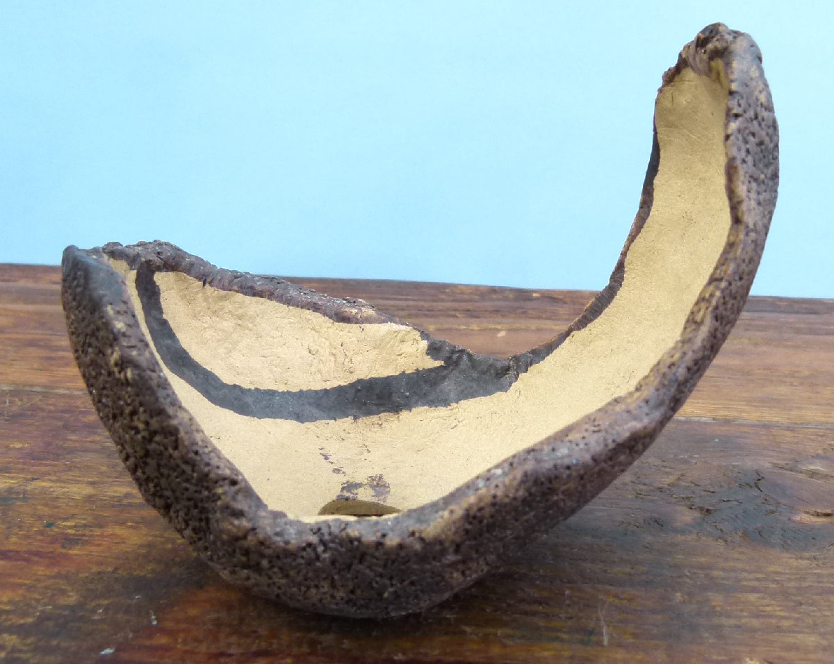 Informal Unglazed Bonsai Accent Pots x 3 - Used