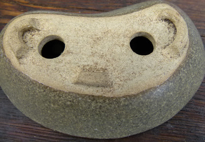Informal Glazed Bonsai Accent Pots x 3 - Used