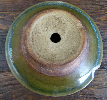 Glazed Bonsai Pots x 3 - Used
