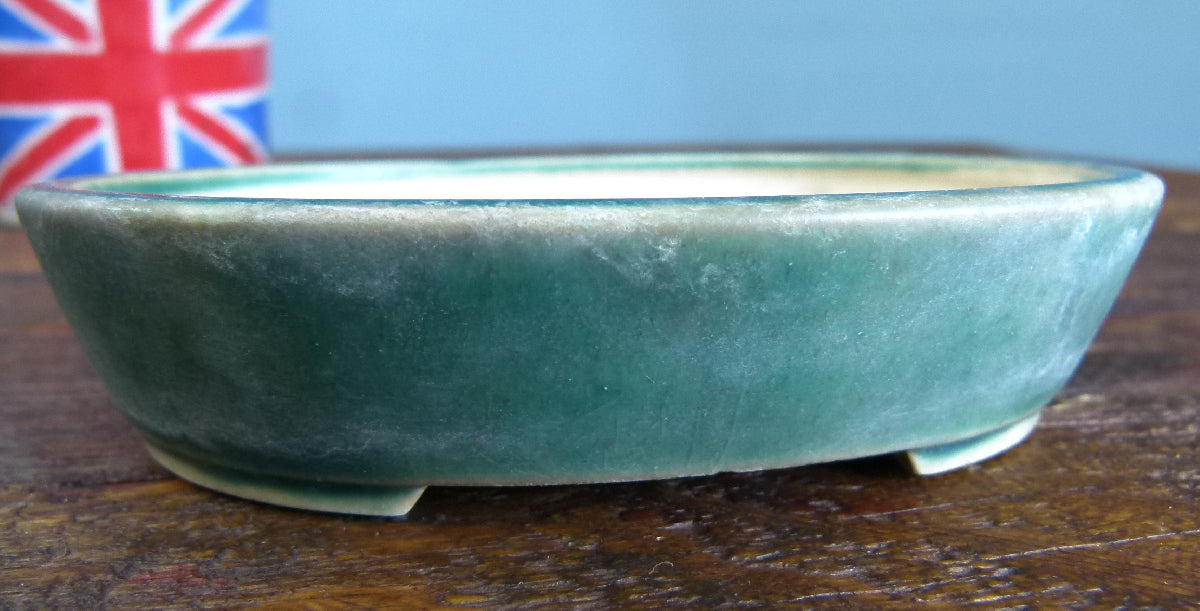 Glazed Bonsai Pots x 3 - Used