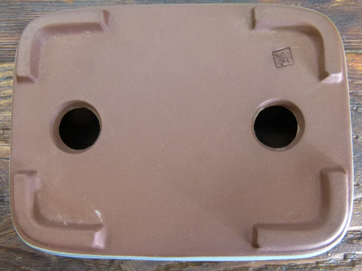 Exhibition Quality Japanese Glazed Bonsai Pot - 5" - USED
