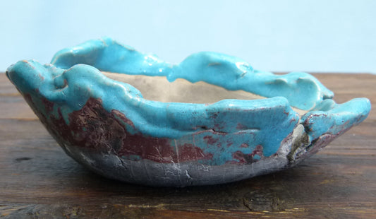 Informal Nanban Bonsai Pot 6" - Used