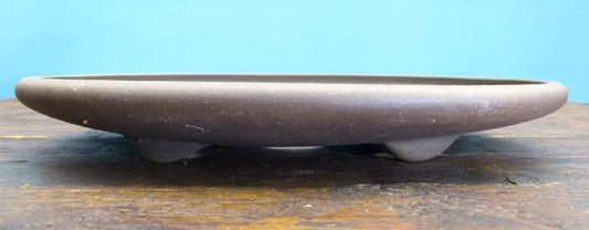 Shallow Oval Glazed Bonsai Pot 12" - Clearance