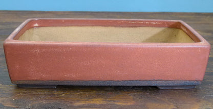 Rectangular Glazed Bonsai Pot by Walsall Studios - USED