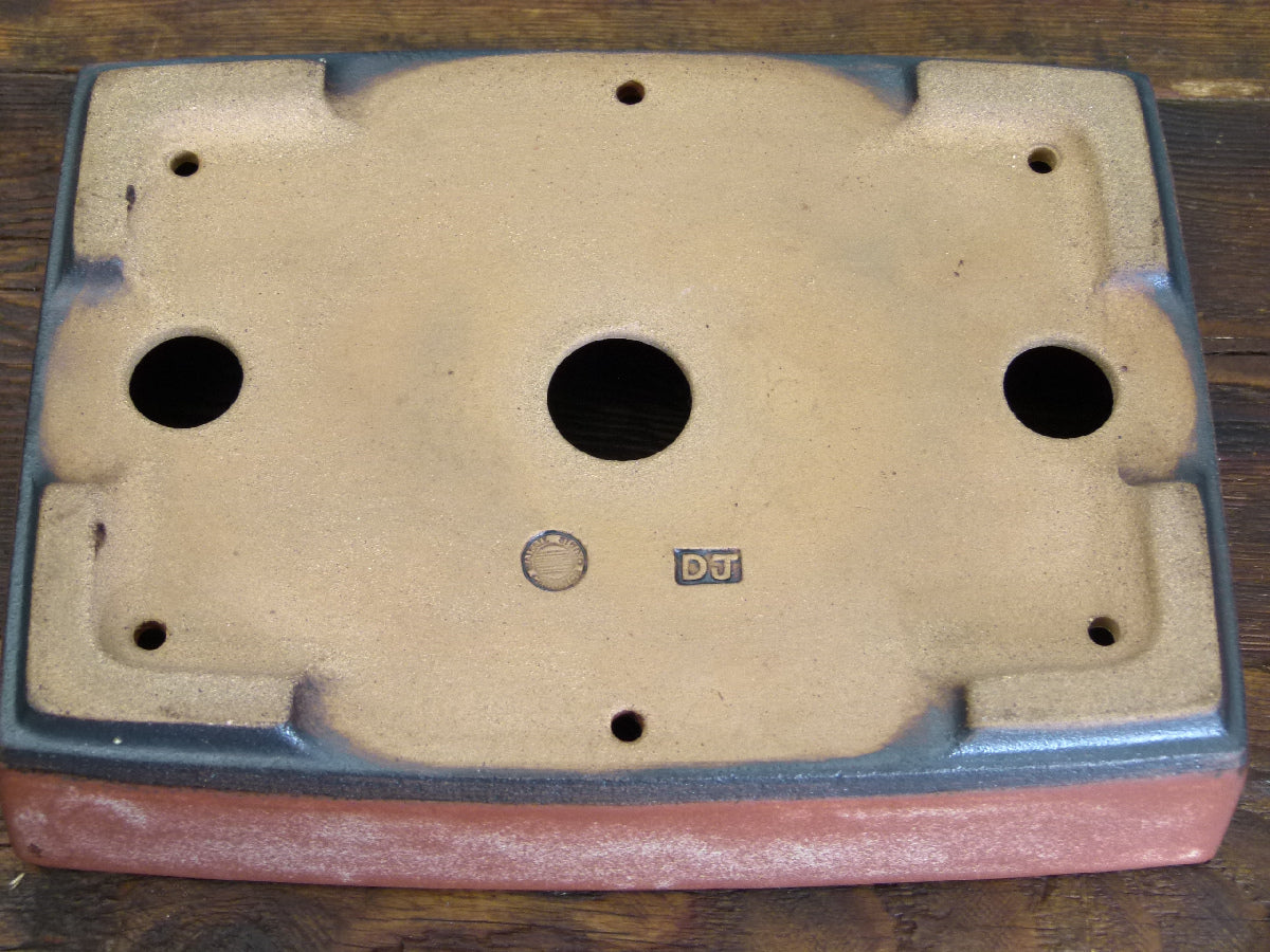 Rectangular Glazed Bonsai Pot by Walsall Studios - USED