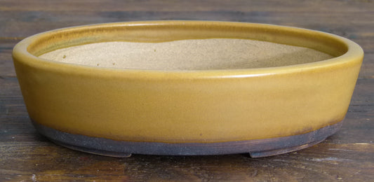 Oval Glazed Bonsai Pot by Walsall Studios - Used