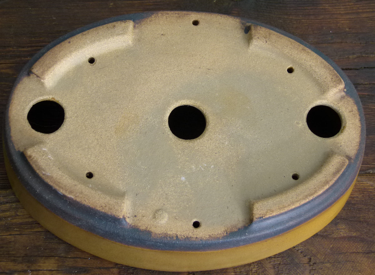 Oval Glazed Bonsai Pot by Walsall Studios - Used