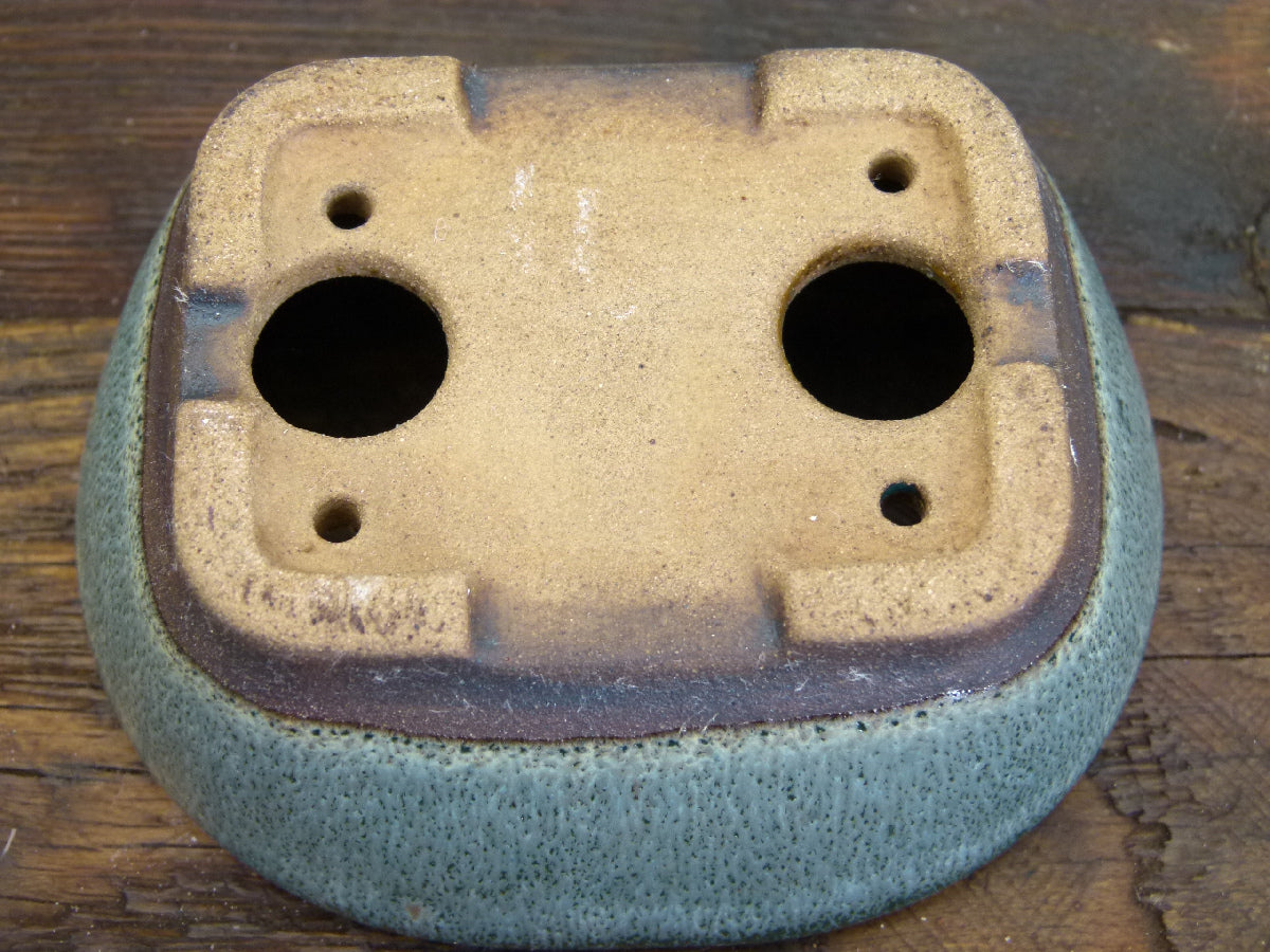 Oval Glazed Bonsai Pot by Walsall Studios - Used