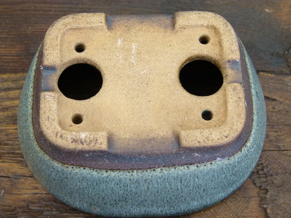 Oval Glazed Bonsai Pot by Walsall Studios - Used