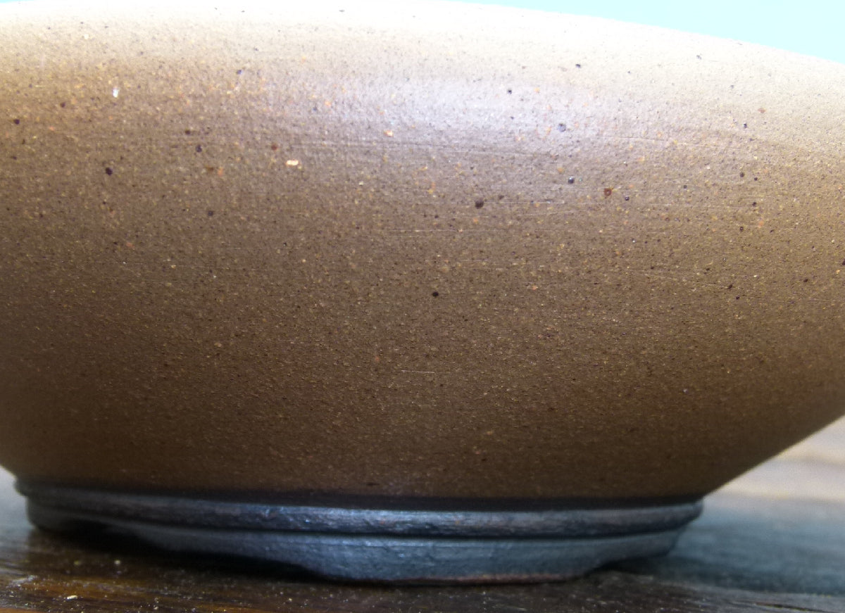 Round Unglazed Bonsai Pot by Walsall Studios - Used