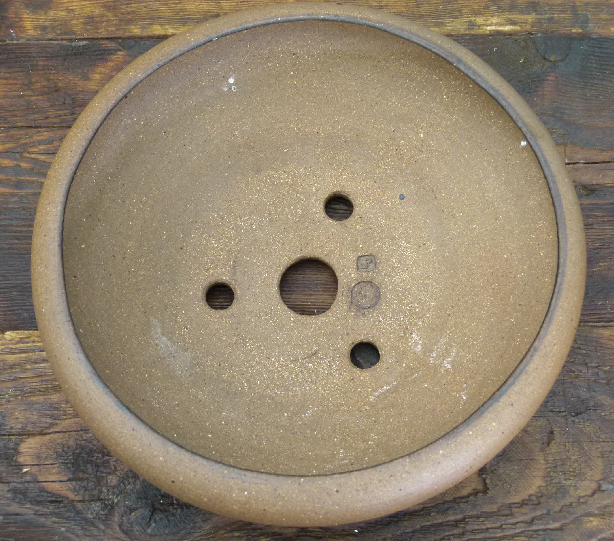 Round Unglazed Bonsai Pot by Walsall Studios - Used