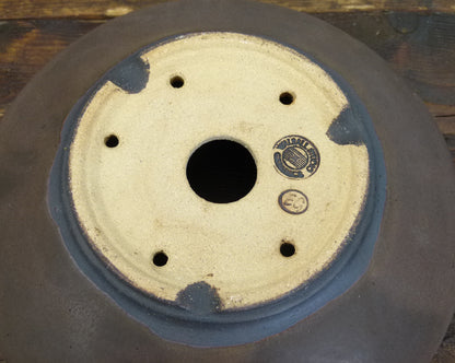 Round Glazed Bonsai Pot by Walsall Studios - Used