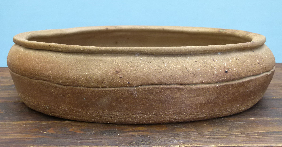 Round Nanban Bonsai Pot By Bryan Albright 18" - Used