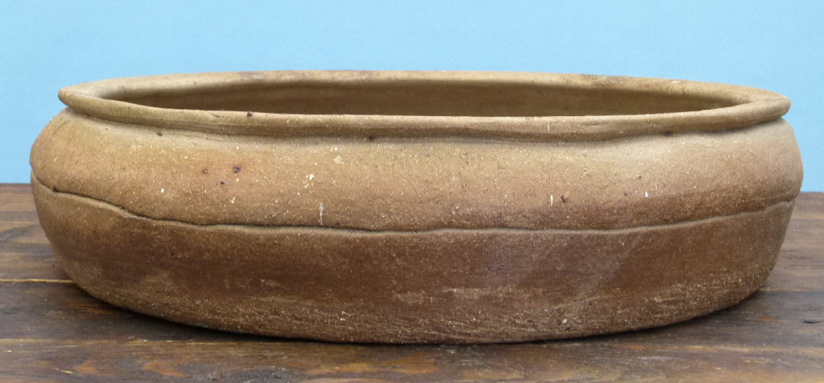 Round Nanban Bonsai Pot By Bryan Albright 18" - Used