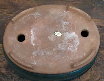 Oval Glazed Bonsai Pot 8" - Used