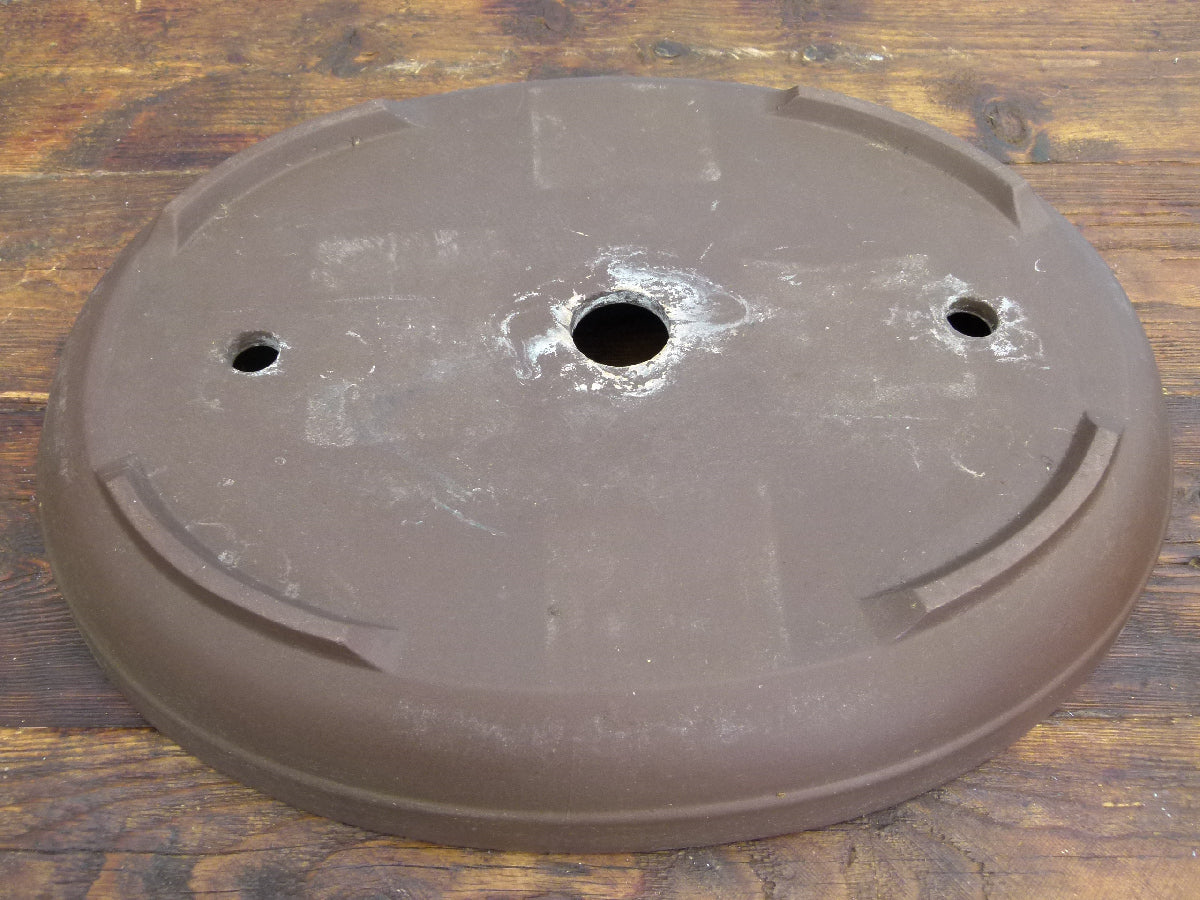 Oval Unglazed Bonsai Pot 16" - Used