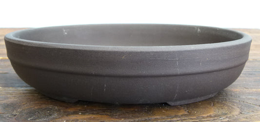 Oval Unglazed Bonsai Pot 8" - Used