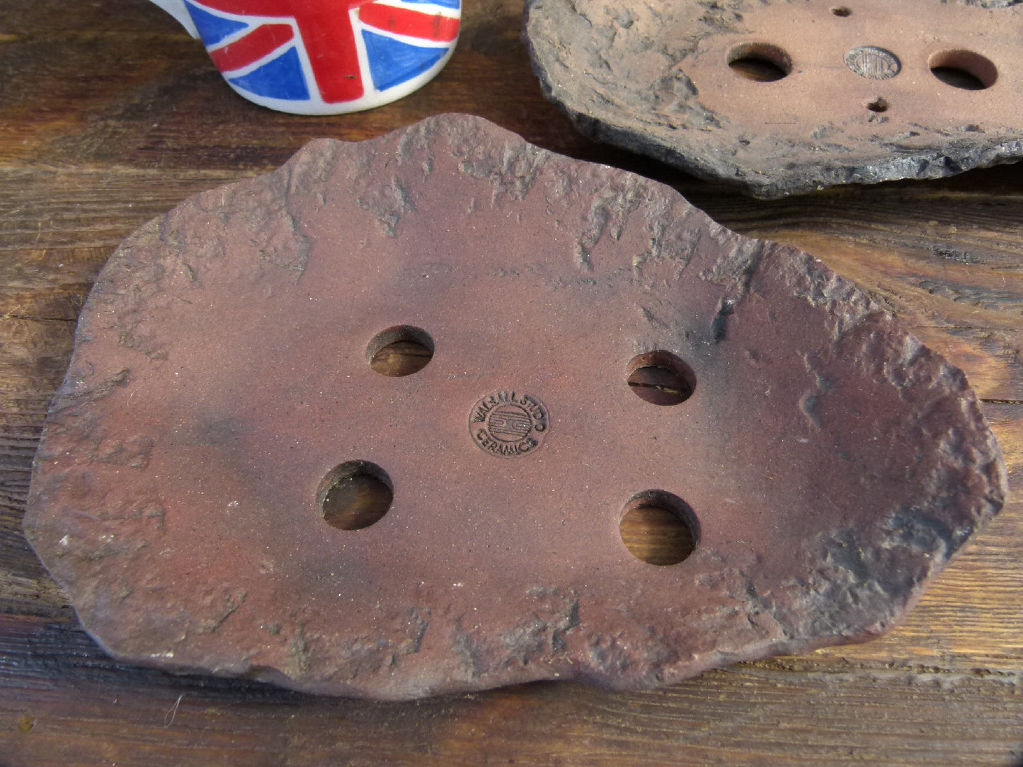 Informal Unglazed Bonsai Planting Slabs by Walsall Studios x2 - Used