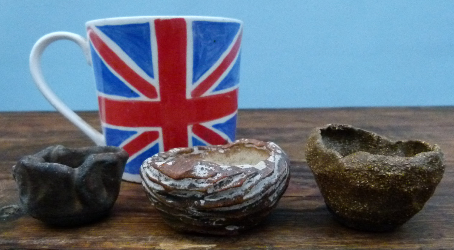 Glazed Informal Bonsai Pots x 3 - Used