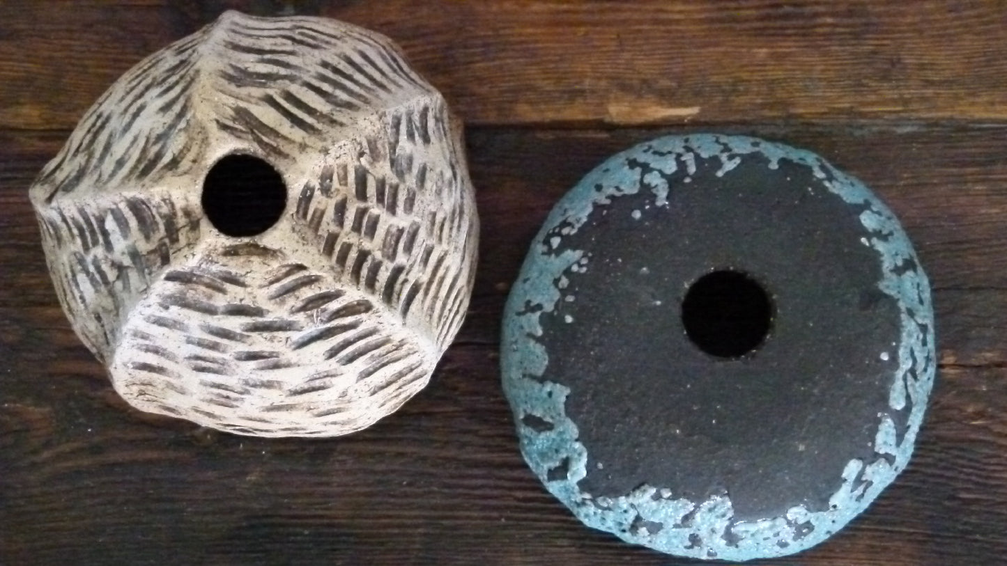 Glazed Informal Bonsai Pots x 2 - Walsall Studios - Used