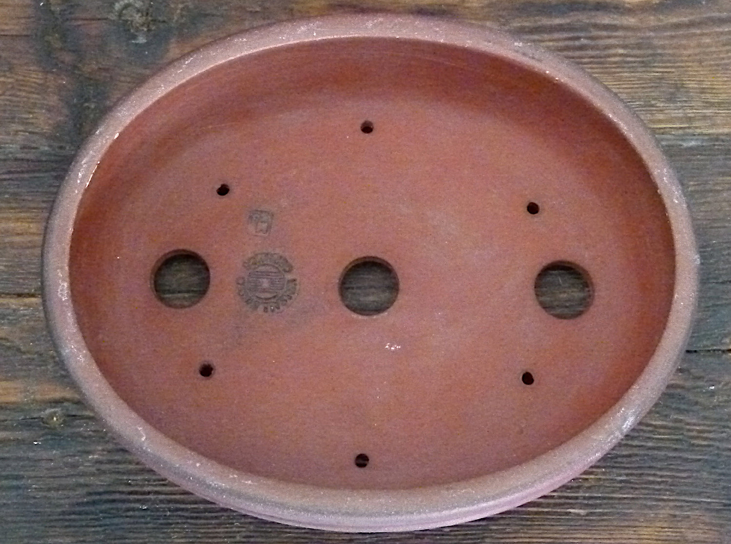 Oval Unglazed Bonsai Pot by Walsall Studios - USED