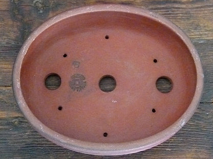 Oval Unglazed Bonsai Pot by Walsall Studios - USED