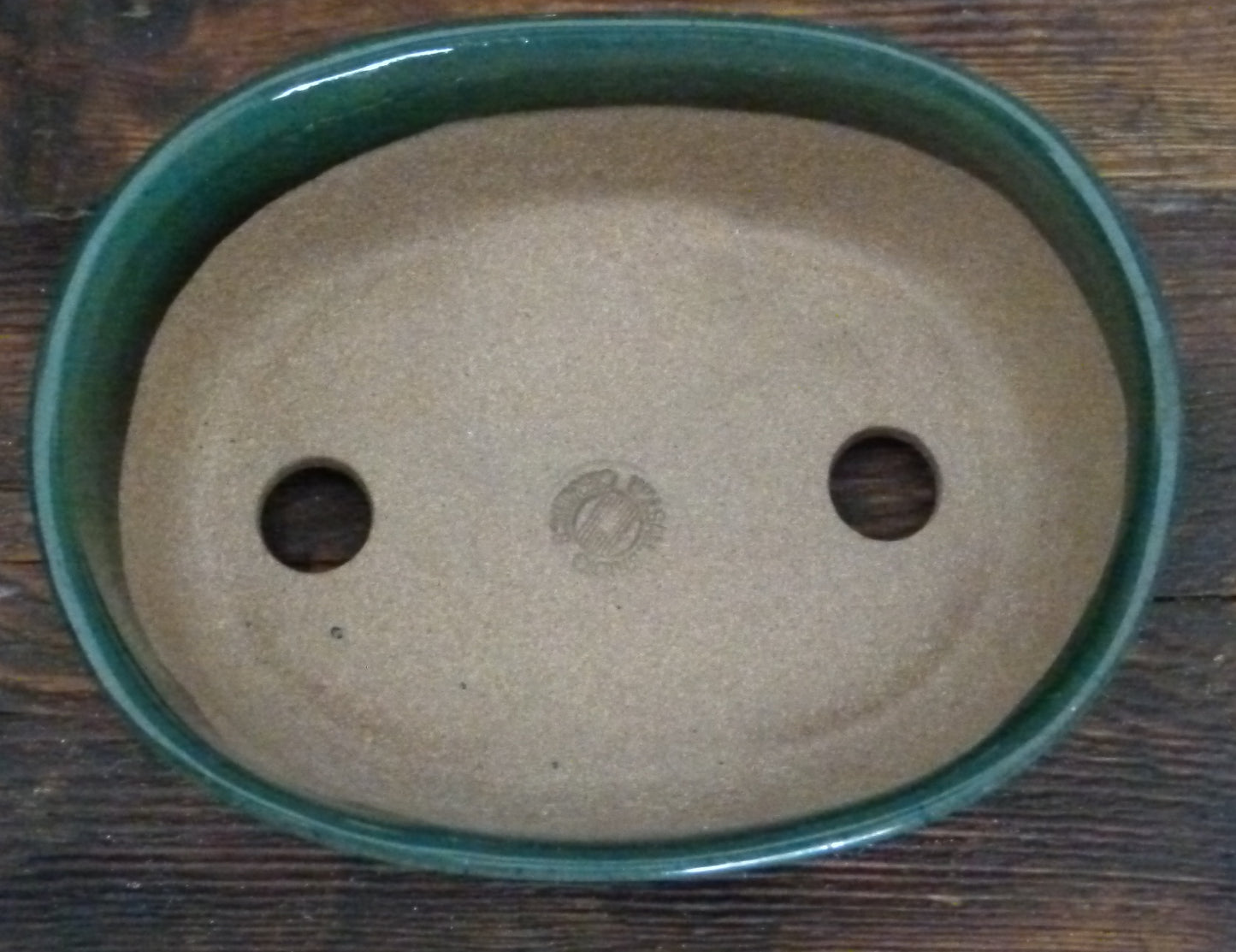 Oval Glazed Bonsai Pot by Walsall Studios - USED