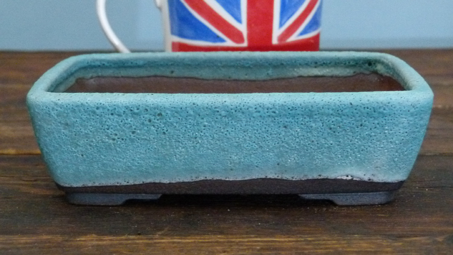 Rectangular Glazed Bonsai Pot by Walsall Studios - USED 