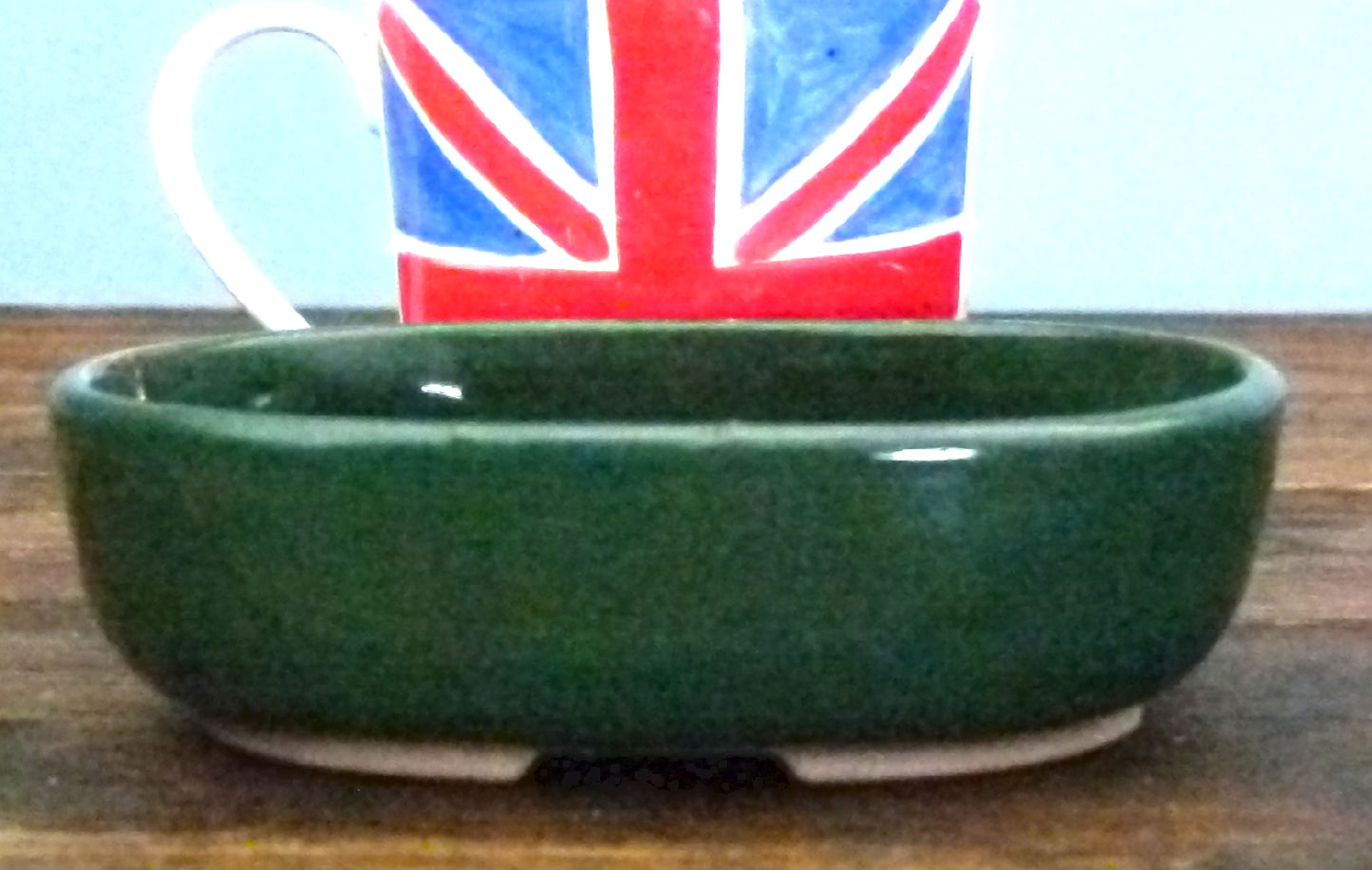 Oval Glazed Bonsai Pot by Walsall Studios - USED