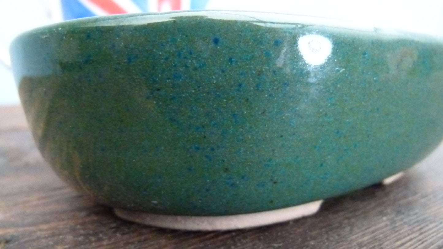Oval Glazed Bonsai Pot by Walsall Studios - USED