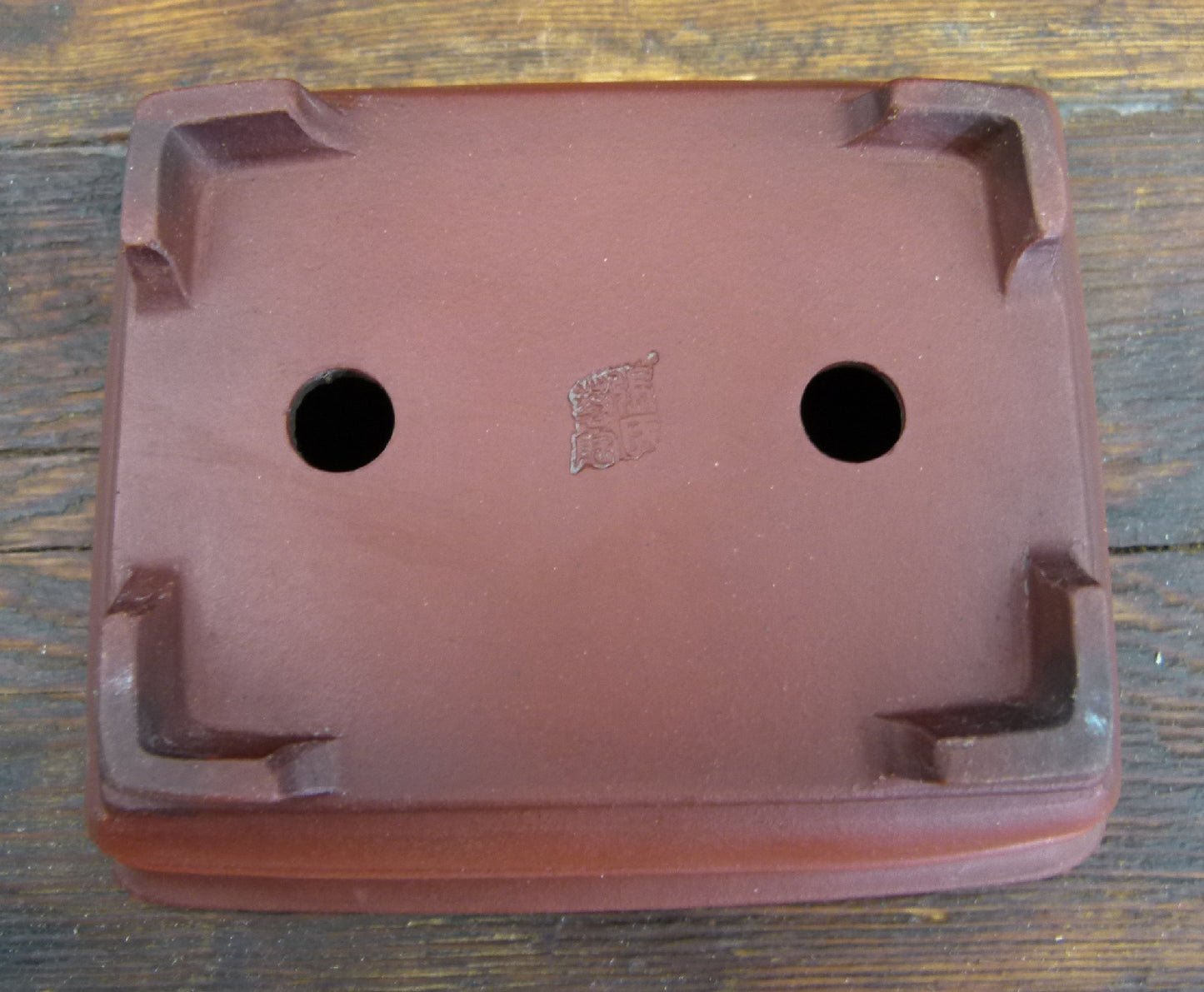 Small Rectangular Unglazed Bonsai Pot - Used