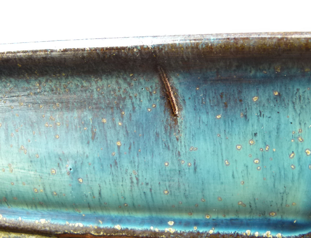 Rectangular Glazed Bonsai Pot 7" - Second