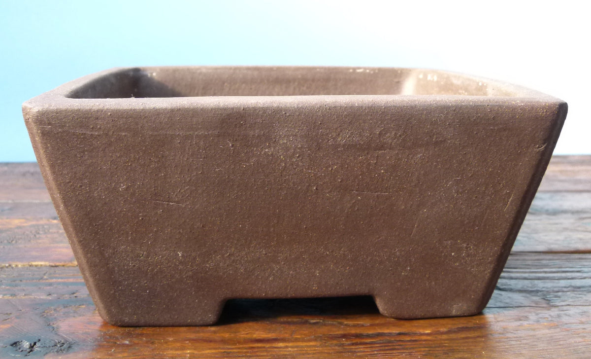 Square Unglazed Bonsai Pot - Used