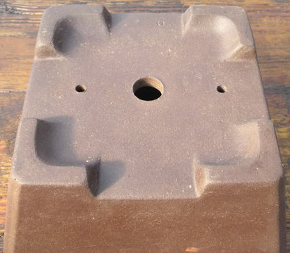 Square Unglazed Bonsai Pot - Used