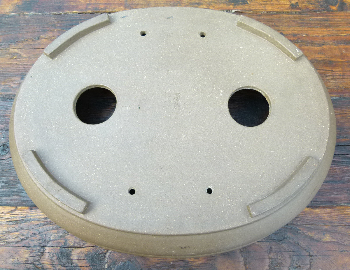 Oval Unglazed Bonsai Pot 14" - Used