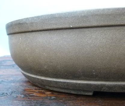 Oval Unglazed Bonsai Pot 16" - Used