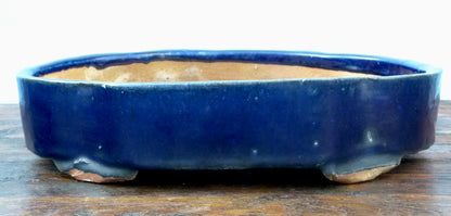 Rustic Glazed Old Chinese Bonsai Pot - USED