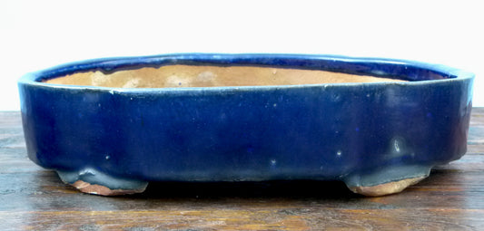Rustic Glazed Old Chinese Bonsai Pot - USED