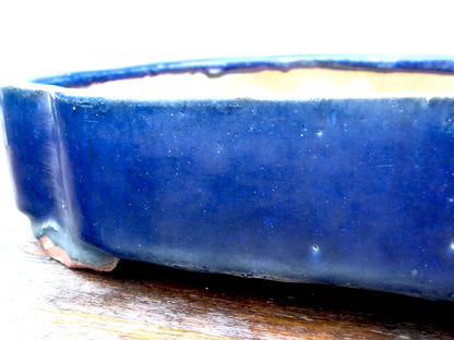 Rustic Glazed Old Chinese Bonsai Pot - USED