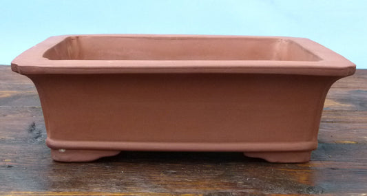 Rectangular Unglazed Bonsai Pot 10" - Used