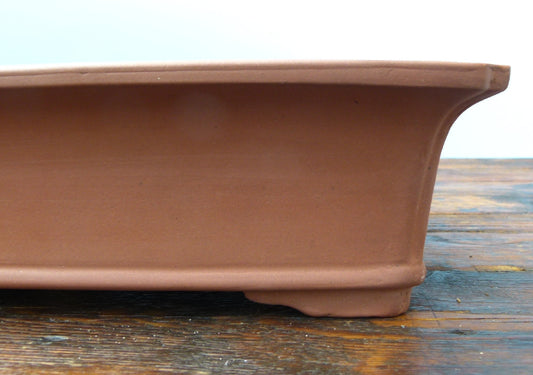 Rectangular Unglazed Bonsai Pot 10" - Used