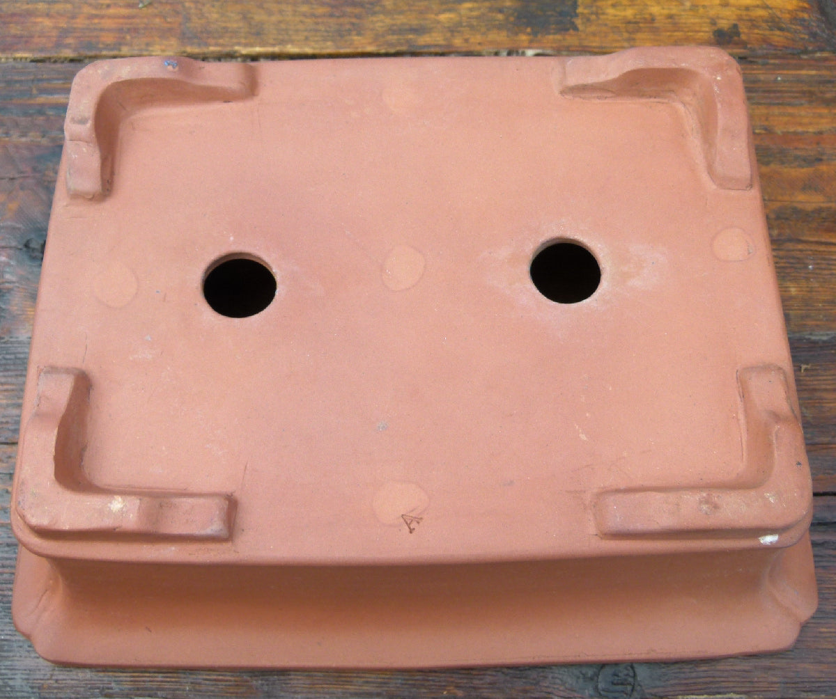 Rectangular Unglazed Bonsai Pot 10" - Used
