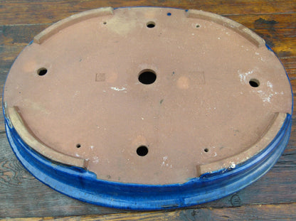 Shallow Oval Glazed Bonsai Pot - 19"- Used