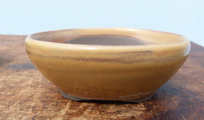 Japanese Glazed Small Bonsai Pots - Group of 4 Pots - CLEARANCE