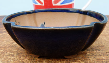 Japanese Glazed Small Bonsai Pots - Group of 3 Pots - CLEARANCE