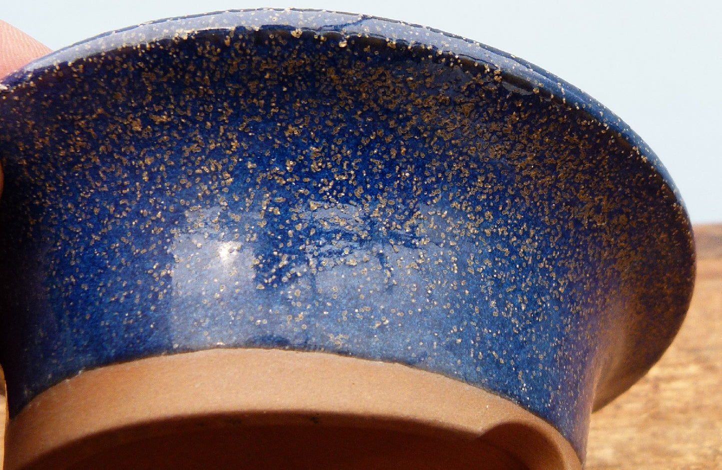 Japanese Glazed Small Bonsai Pots - Group of 3 Pots - CLEARANCE