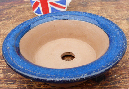 Japanese Glazed Small Bonsai Pots - Group of 3 Pots - CLEARANCE